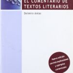 Auxiliar Para El Comentario De Textos Literarios