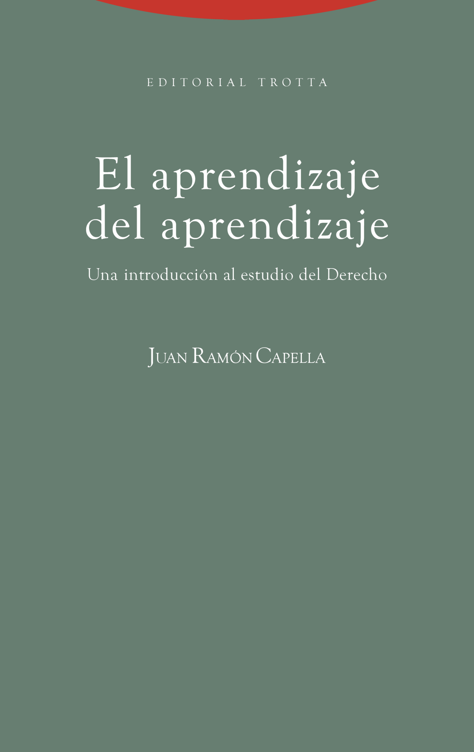 Aprendizaje del aprendizaje: una introduccion al estudio del derecho