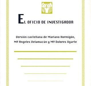 El Oficio De Investigador