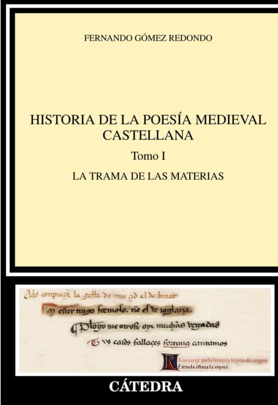 Historia De La Poesía Medieval Castellana I : El Orden Narrativo