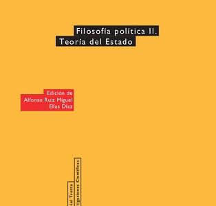 EIAF 10 : Filosofía Política II: Teoría Del Estado