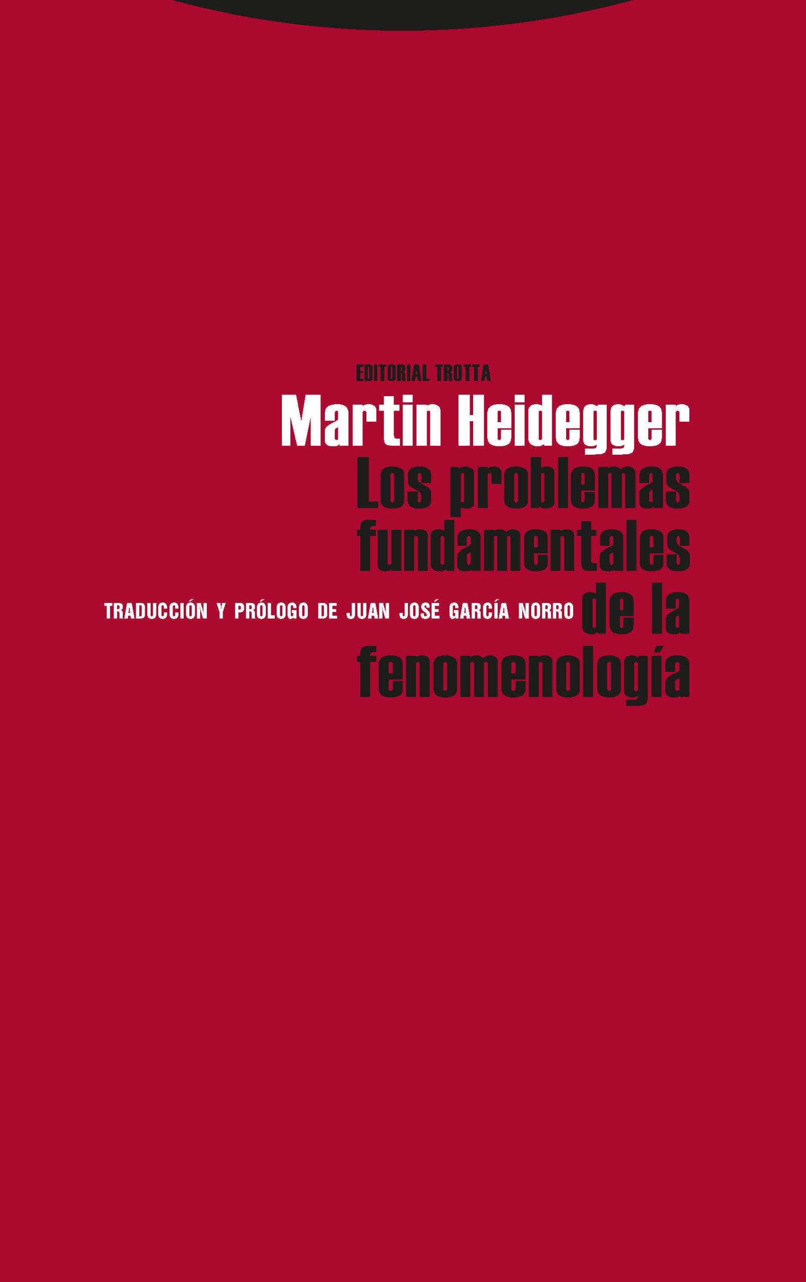 Los problemas fundamentales de fenomenología