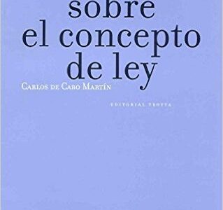 Sobre el concepto de ley