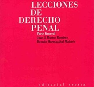Lecciones de derecho penal: parte general