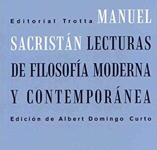Lecturas De Filosofía Moderna Y Contemporánea
