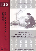 Tabula Rasa Ernst Troeltsch Y Sus Escritos Iniciales