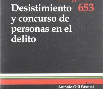 Desistimiento Y Concurso De Personas En El Delito