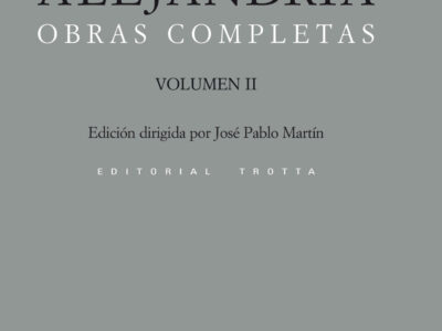 Filón De Alejandría : Obras Completas, II