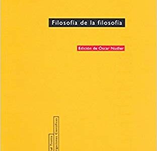 EIAF 31 : Filosofía De La Filosofía