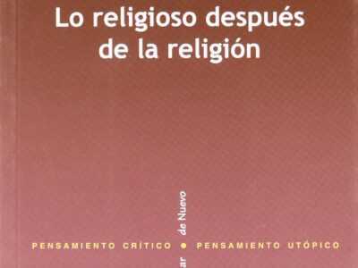 Lo religioso después de la religión