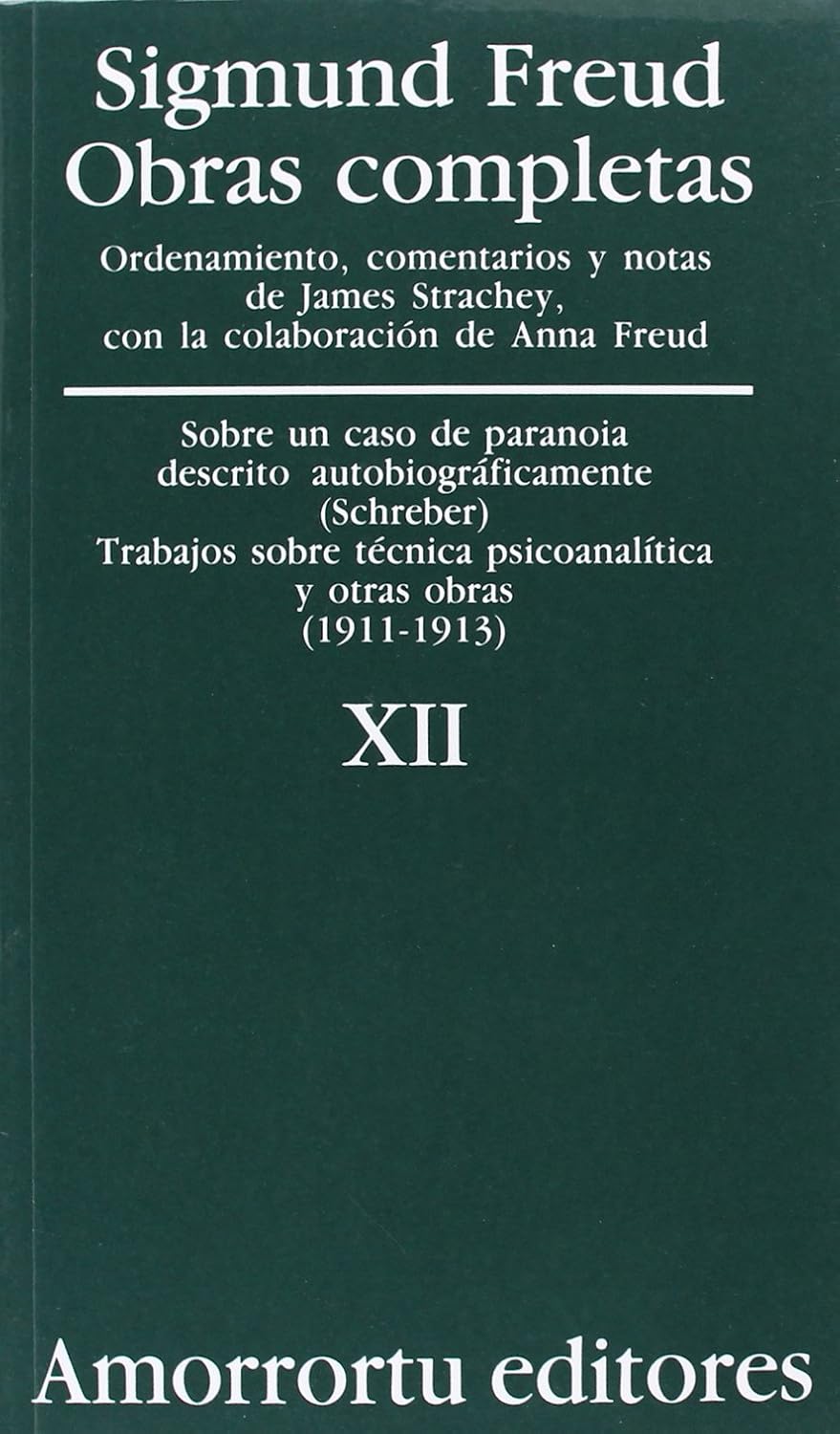 Obras completas Freud vol. 12