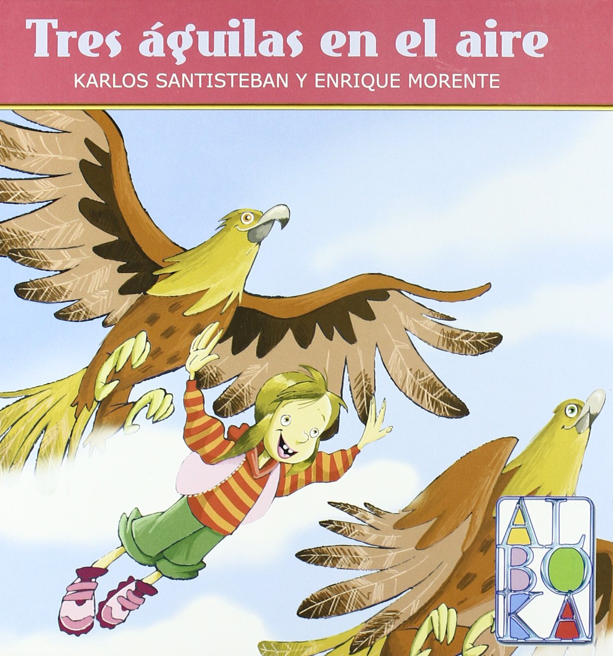 Tres águilas en el aire
