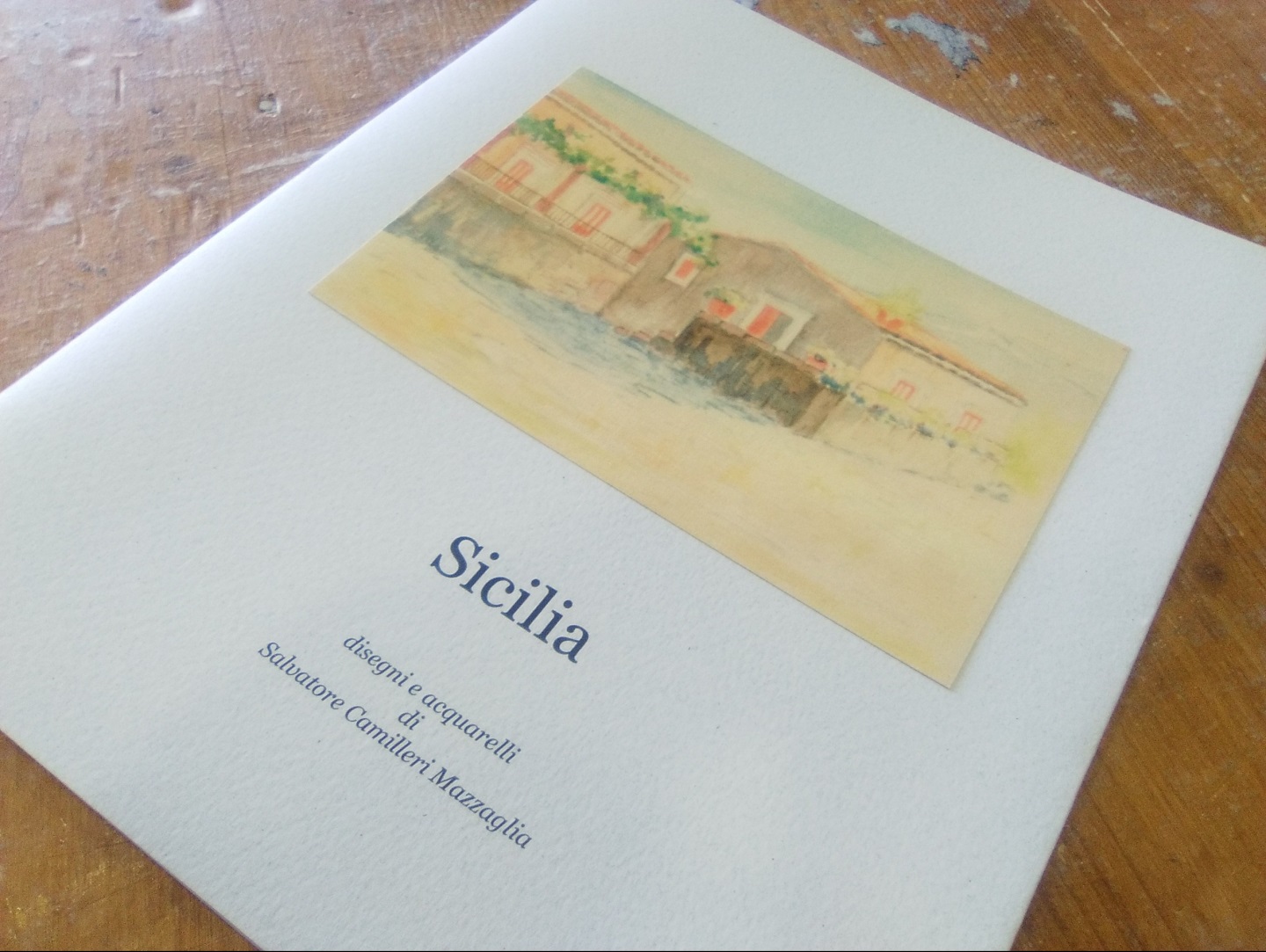 Sicilia: disegni e acquarelli di Salvatore Camilleri mazzaglia con una