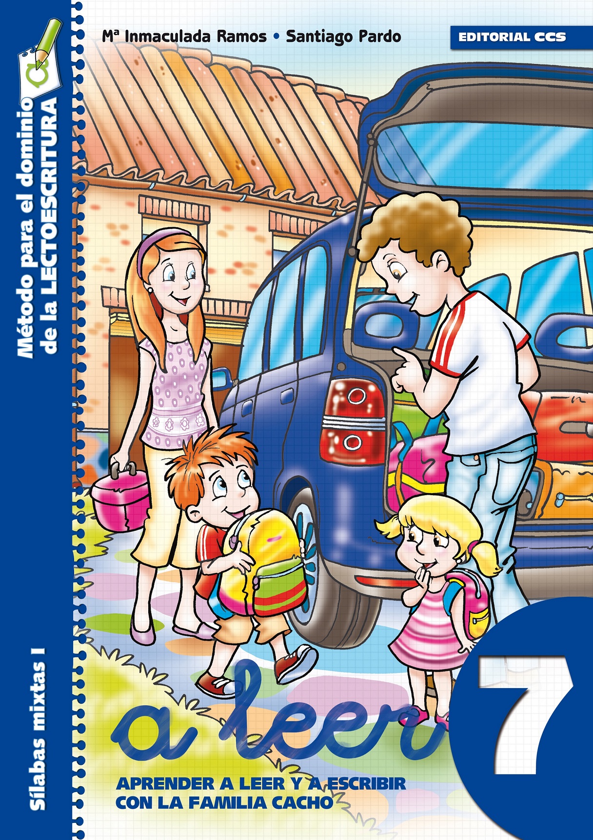 A leer, 7 : aprender a leer y a escribir con la familia Cacho, silabas mi