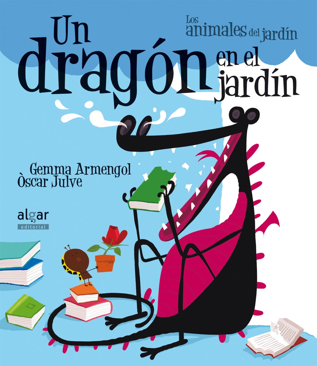 Un dragón en el jardín (letra imprenta)