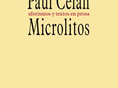 Microlitos : aforismos y textos en prosa