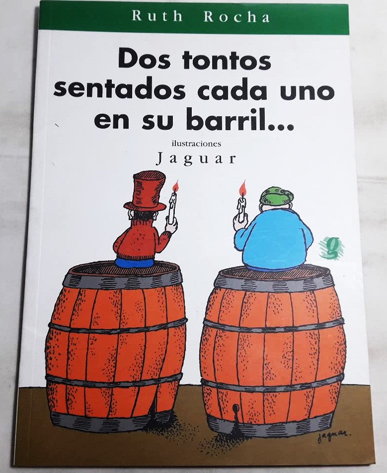 Dos tontos sentados cada uno en su barril
