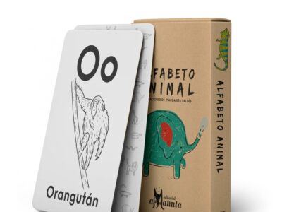 Alfabeto animal-cartas para aprender y colorear el alfabeto