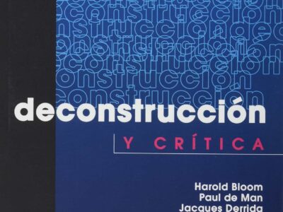 Deconstrucción Y Crítica