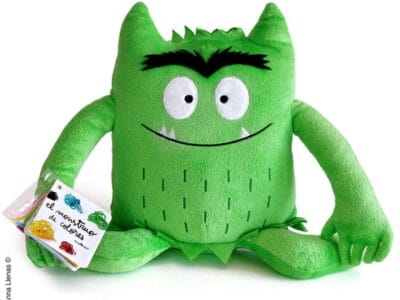 Monstruo de colores - Peluche original verde