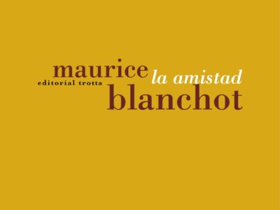 La amistad (Blanchot)