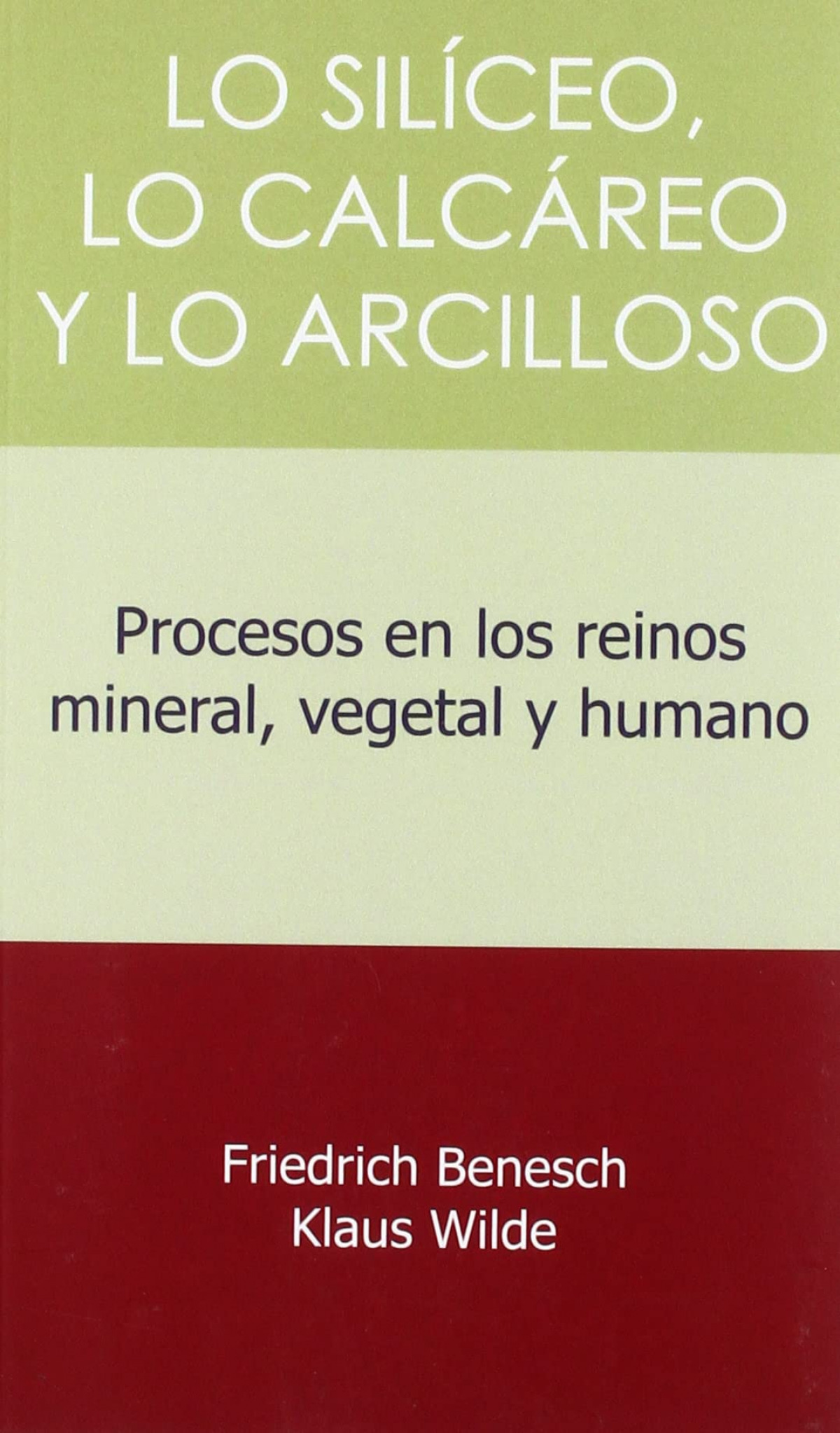 Lo silíceo, lo calcáreo y lo arcilloso: Procesos en los reinos mineral, vegetal y humano