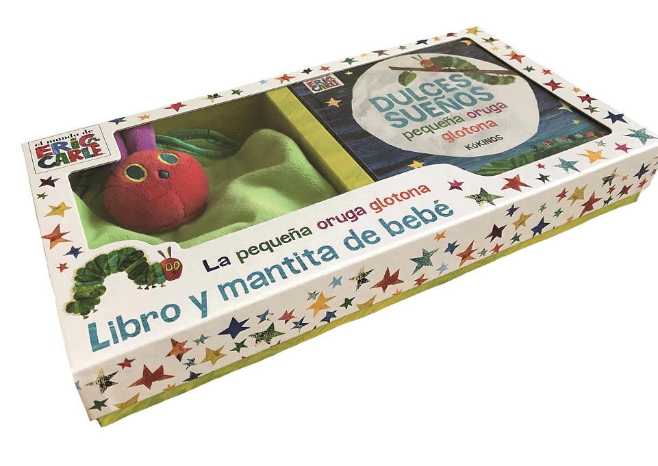Dulces sueños pequeña oruga glotona (libro y mantita del bebé)
