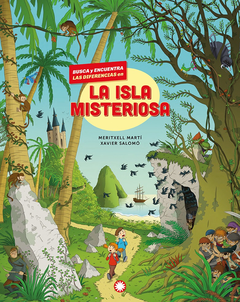 Busca y encuentra las diferencias en la isla misteriosa (desplegable)
