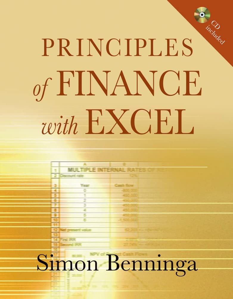 Principles of finance with excel