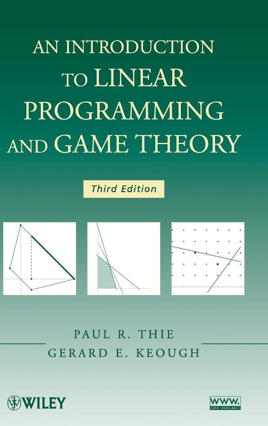 An introducction to linear programming and game theory