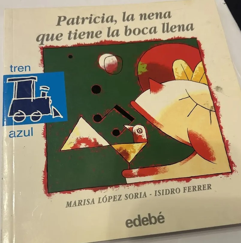 Patricia, la nena que tiene la boca llena