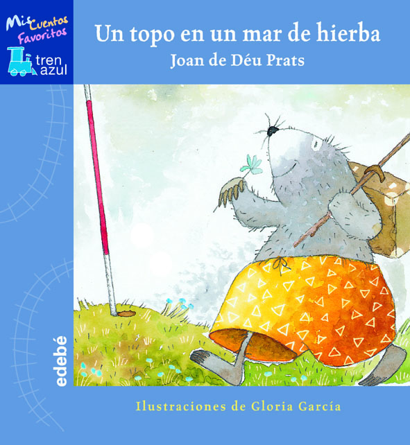 Un topo en un mar de hierbas