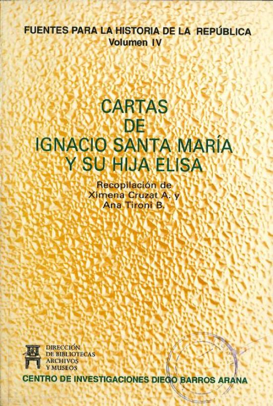 Cartas de Ignacio Santa María y su hija Elisa