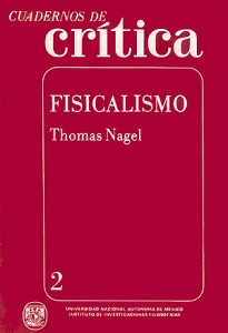 Cuadernos de crítica nº2 : Fisicalismo