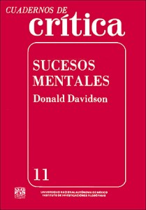 Cuadernos de crítica nº11 : sucesos mentales