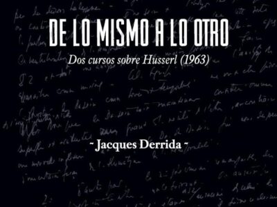 De lo mismo a lo otro - Jacques Derrida