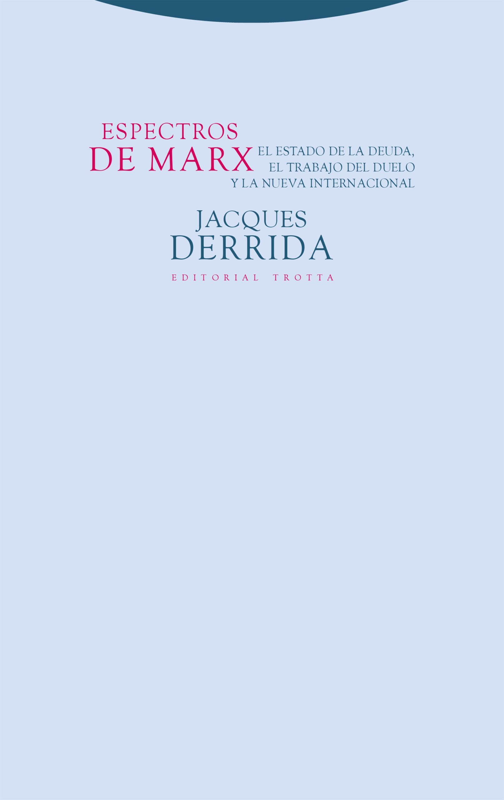 Espectros de Marx - Jacques Derrida